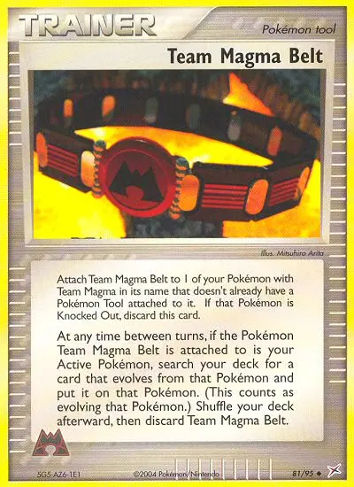 Team Magma Gürtel
