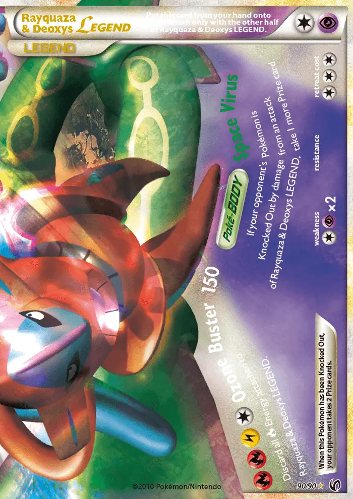 Rayquaza & Deoxys LÉGENDE