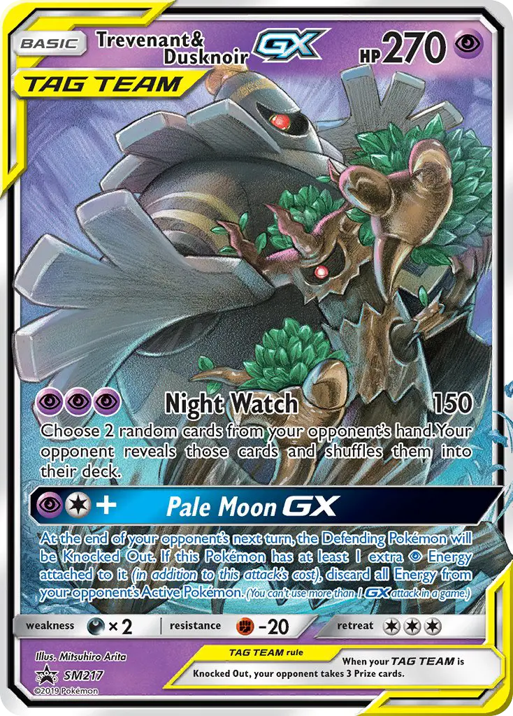 Trevenant e Dusknoir GX