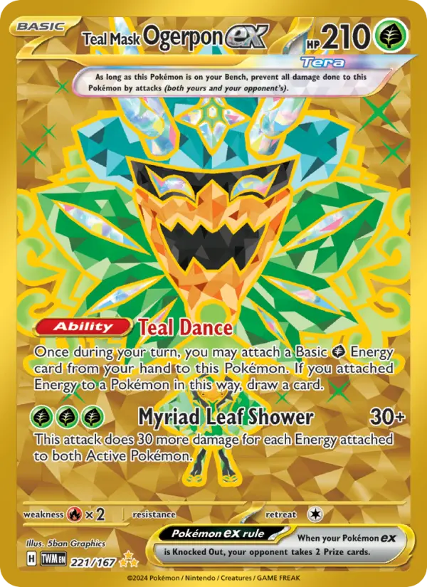 Ogerpon Masque Turquoise-ex