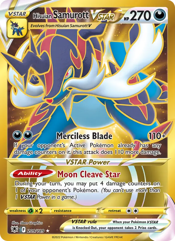 Samurott de Hisui V-ASTRO