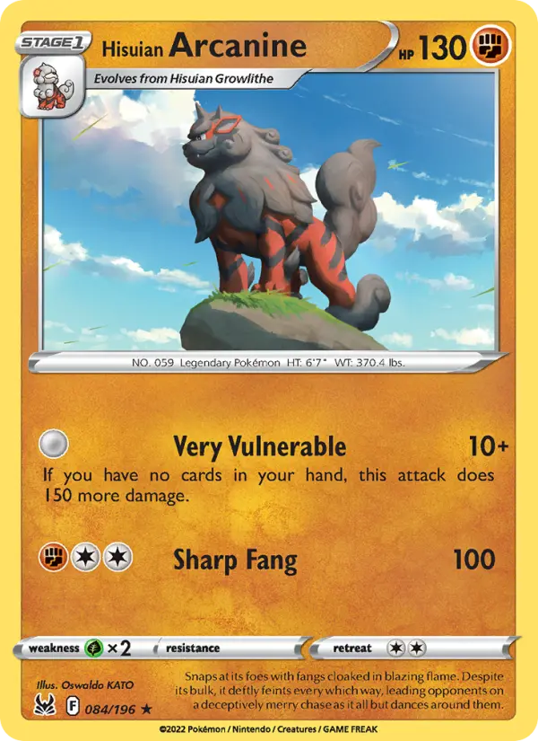 Arcanine de Hisui